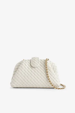 Bottega Veneta Womens Lauren Small Leather Clutch Bag
