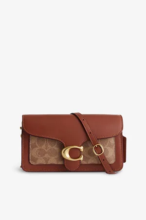 Coach Womens Tabby Chain Leather Clutch Bag