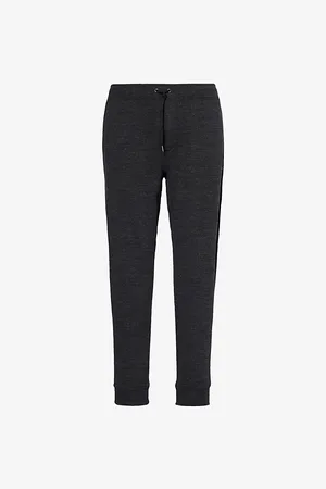 Ralph Lauren Mens Athletic Logo-Embroidered Cotton-Blend Jersey Jogging Bottoms