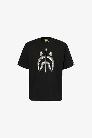A Bathing Ape Mens Crewneck Graphic-Print Relaxed-Fit Cotton-Jersey T-Shirt