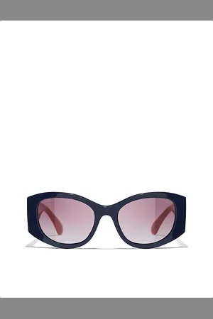 CHANEL Womens Ch5524 Irregular-Frame Acetate Sunglasses