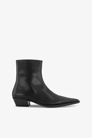Vagabond Womens Cassie Pointed-Toe Leather Boots