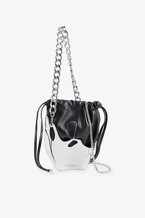 PUBLISHED BY Womens Chrome Islands Bucket Mii Leather Shoulder Bag