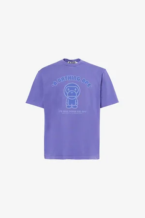 A Bathing Ape Mens Crewneck Graphic-Print Relaxed-Fit Cotton-Jersey T-Shirt