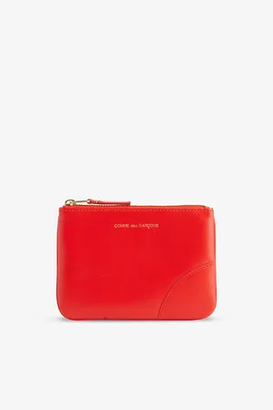 Comme des Garçons Classic Foiled-Logo Leather Wallet