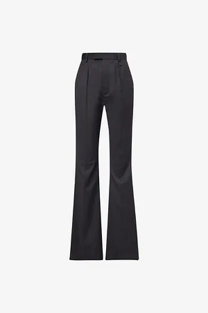 Vivienne Westwood Womens Ray Flared-Leg Mid-Rise Wool Trousers