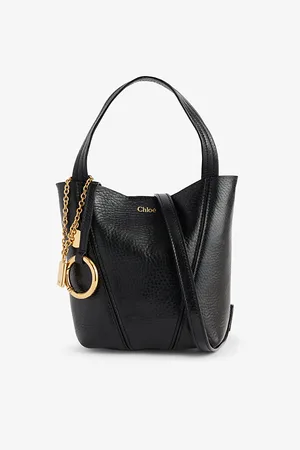 Chloé Womens Spin Small Leather Tote Bag