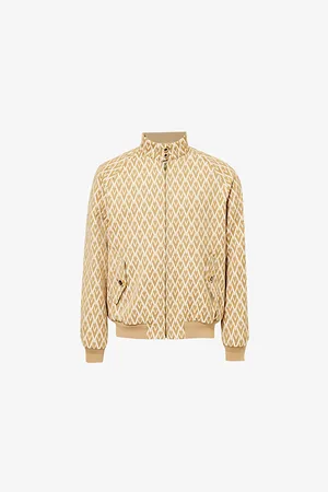 VALENTINO GARAVANI Mens Logo-Embroidered Relaxed-Fit Wool Bomber Jacket