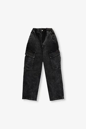 A Bathing Ape Patch-Pocket Loose-Fit Denim Jeans 10-13 Years