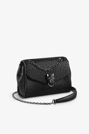 Cartier Womens Panthere De Chain Mini Leather Shoulder Bag