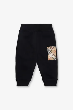 Burberry Elasticated-Waistband Brand-Patch Cotton-Jersey Jogging Bottoms 12 Months-2 Years