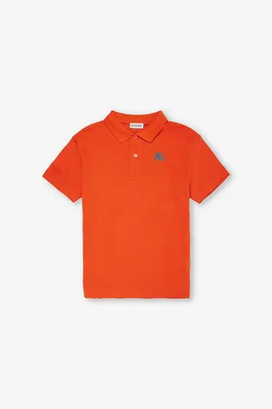 Burberry Brand-Embroidery Short-Sleeves Cotton-Piqué Polo Shirt 3-14 Years
