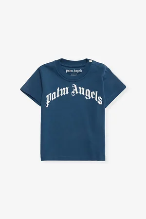 Palm Angels Curved Logo Short-Sleeve Cotton-Jersey T-Shirt 6-36 Months