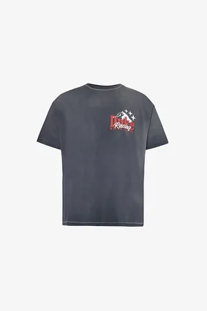 Duke & Dexter Mens Ski-Print Short-Sleeve Cotton T-Shirt