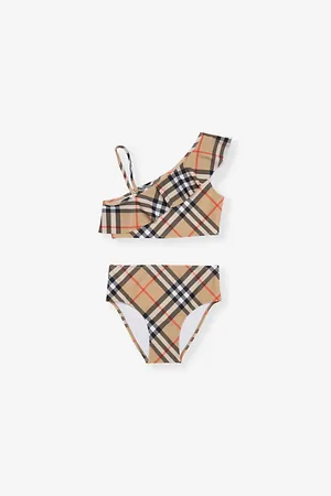 Burberry Asla Check-Print Bikini 8-14 Years