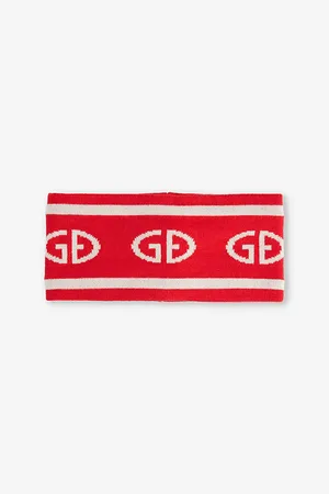 Goldbergh Womens Tiara Brand-Print Wool Headband