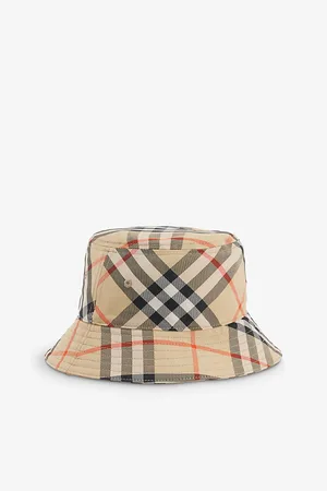 Burberry Vintage Check Cotton-Blend Bucket Hat 4-12 Years