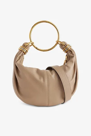 Chloé Womens Bracelet-Handle Leather Handbag
