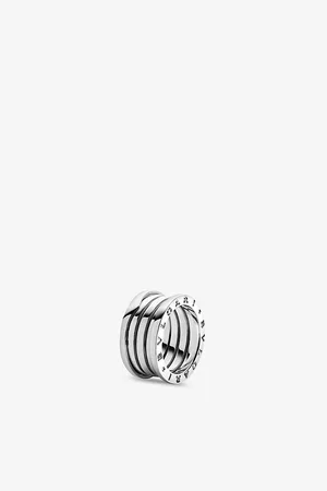 Bvlgari Womens B.Zero1 Four-Band 18ct White-Gold Ring