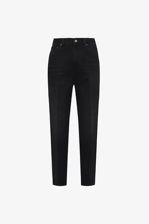 Totême Womens Regular-Fit Tapered-Leg Denim Jeans