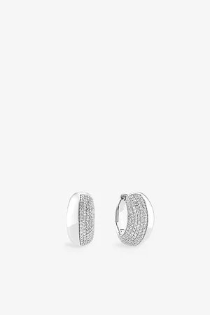 Sif Jakobs Fasano Rhodium-Plated Sterling-Silver and Zirconia Earrings