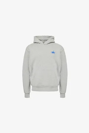 AWAKE NY Mens x Jordan Kangaroo-Pocket Relaxed-Fit Cotton-Jersey Hoody