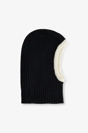 Goldbergh Womens Margot Ribbed Knitted Balaclava