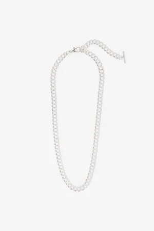 Martine Ali Mens Curb-Link Polished 925 Necklace