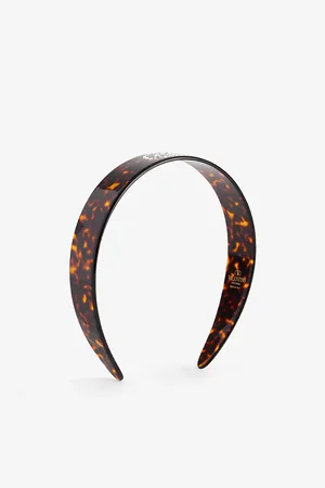 VALENTINO GARAVANI Womens Vlogo Signature Crystal-Embellished Resin Headband