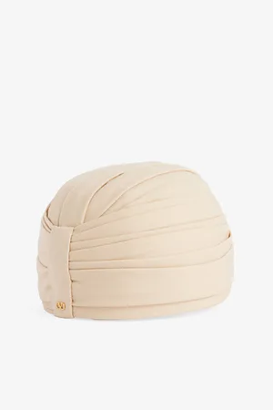 VALENTINO GARAVANI Womens Vlogo Pleated Virgin-Wool Turban