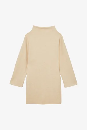 Reiss Womens Amelie Relaxed-Fit Cotton-Blend Mini Dress