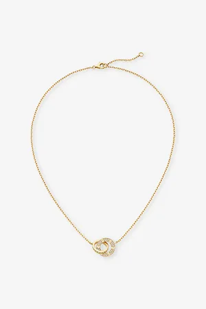 Cartier Womens Love 18ct Yellow-Gold and 0.30ct Diamond Necklace
