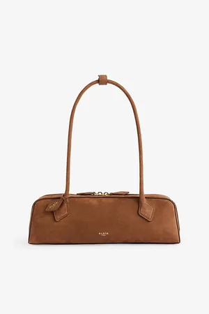 Alaïa Womens Le Teckel Medium Leather Shoulder Bag
