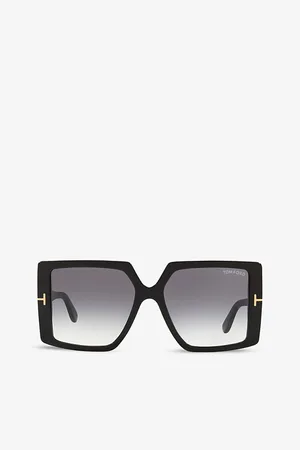 Tom Ford Womens Ft0790 Quinn Square-Frame Acetate Sunglasses