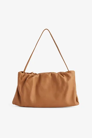 The Row Womens Bourse Extra-Large Leather Shoulder Bag