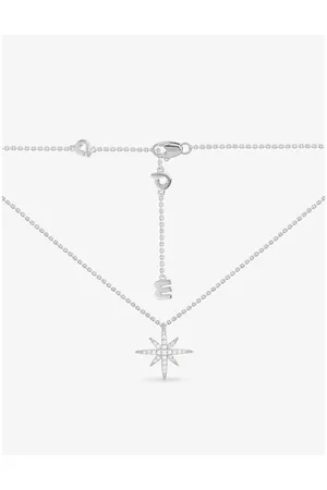 APM Monaco Womens Météorites Sterling and Zirconia Star Necklace