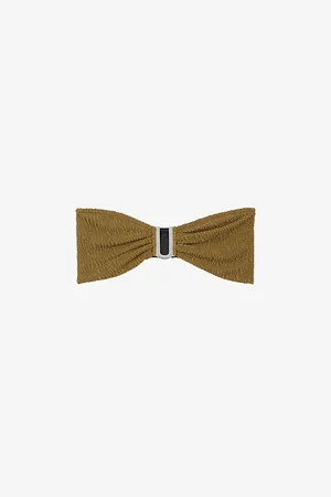 The Kooples Womens x Luz Coralie Strapless Textured Bikini Top