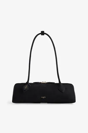 Alaïa Womens Le Teckel Medium Leather Shoulder Bag