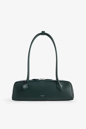 Alaïa Womens Le Teckel Medium Leather Shoulder Bag