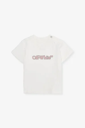 OFF-WHITE Big Bookish Logo-Print Cotton-Jersey T-Shirt 6-36 Months