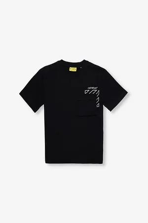 OFF-WHITE Brand-Print Short-Sleeve Cotton-Jersey T-Shirt 4-12+ Years