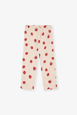 Konges Sløjd Ladybug-Pattern Cotton Trousers 12 Months - 8 Years