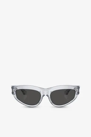 Burberry Womens Be4425U Cat-Eye Acetate Sunglasses