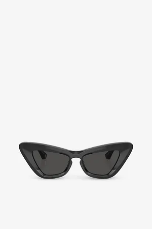 Burberry Womens Be4421U Angular-Frame Acetate Sunglasses