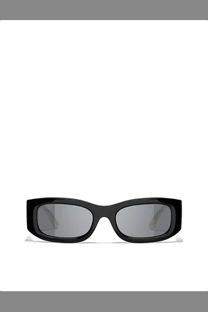 CHANEL Womens Ch5525 Rectangle-Frame Acetate Sunglasses