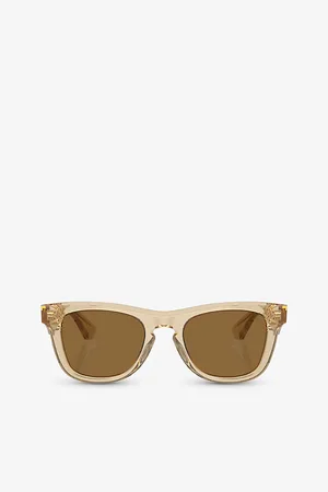 Burberry Womens Be4426 Square-Frame Acetate Sunglasses