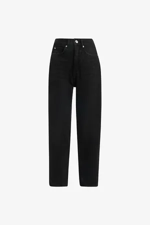 Whistles Womens Authentic Barrel-Leg High-Rise Jeans