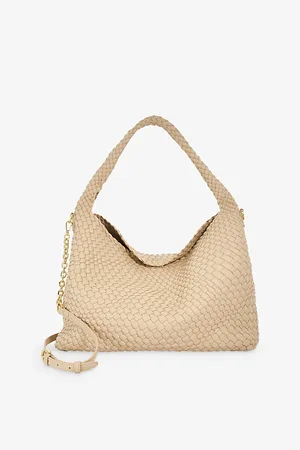 Dune Womens Deliberate Large Woven Shoulder Bag