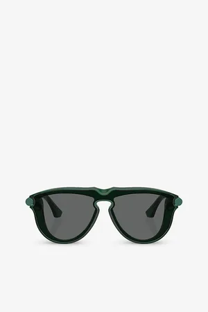 Burberry Womens Be4427 Pilot-Frame Acetate Sunglasses
