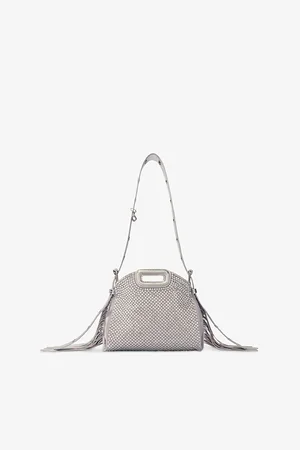 Maje Womens Miss M Mini Crystal-Embellished Shoulder Bag